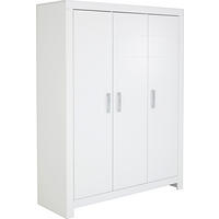 KLEIDERSCHRANK in Weiss  - Chromfarben/Weiss, Konventionell, Holzwerkstoff/Metall (156,8/205,3/55,3cm) - Paidi