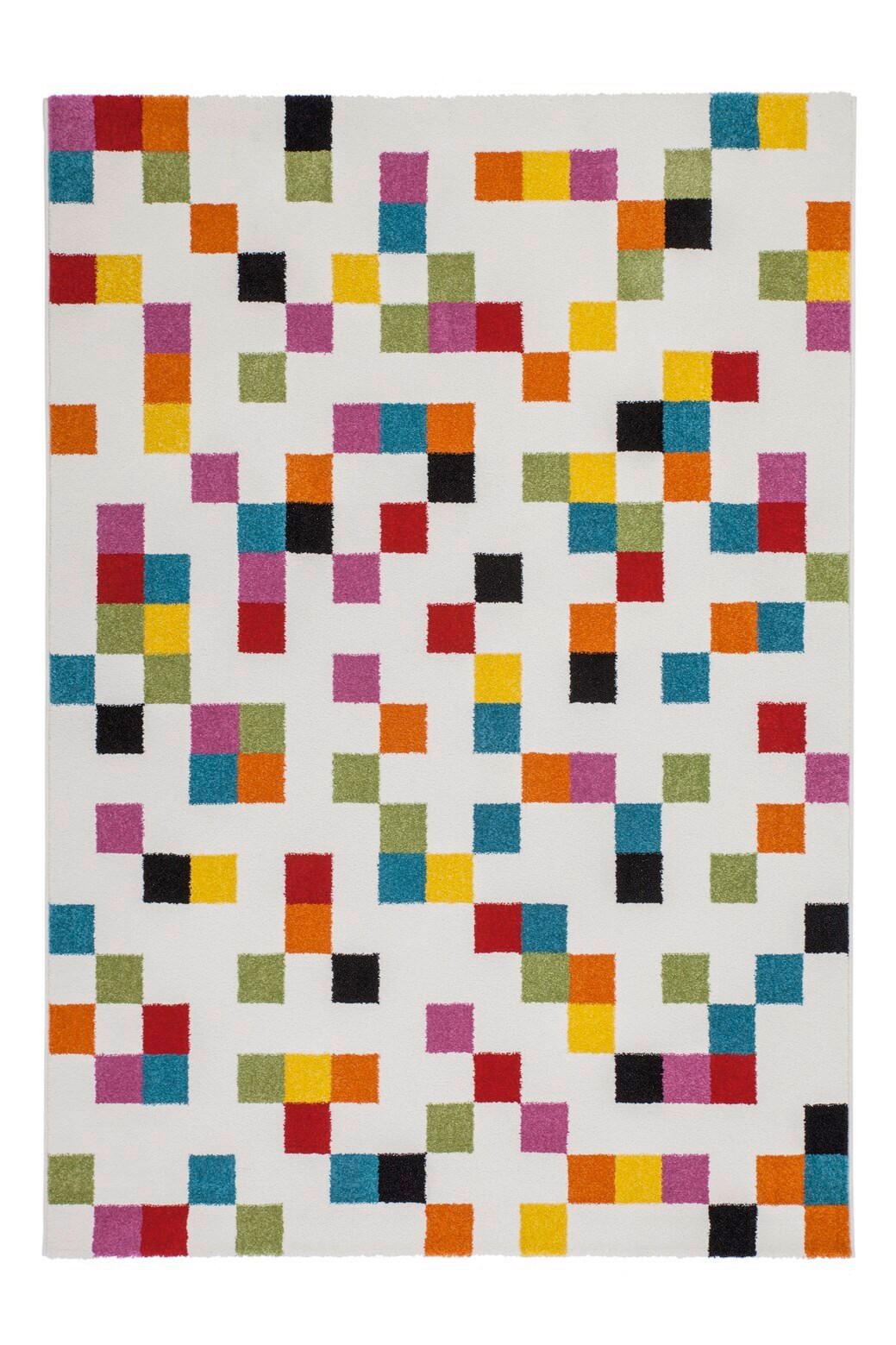 SÍKSZÖVÖTT SZŐNYEG   - többszínű, Basics, textil (120/170cm) - Kayoom