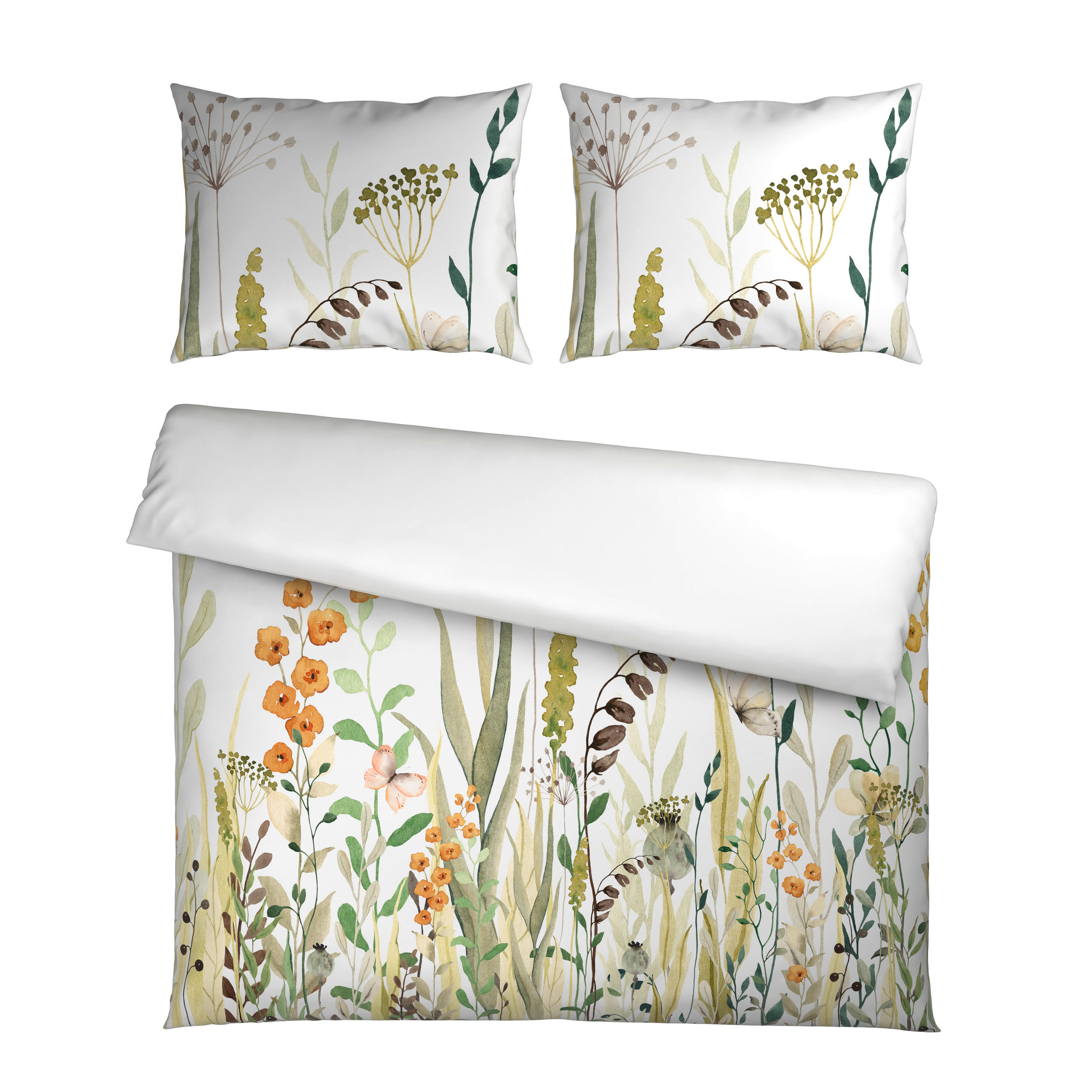 OBOUSTRANNÉ POVLEČENÍ, satén, zelená, 200/200 cm - zelená, textil (200/200cm) - Esposa