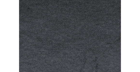 ECKSOFA  in Samt Dunkelgrau  195/293 cm  - Chromfarben/Dunkelgrau, KONVENTIONELL, Kunststoff/Textil (195/293cm) - Carryhome