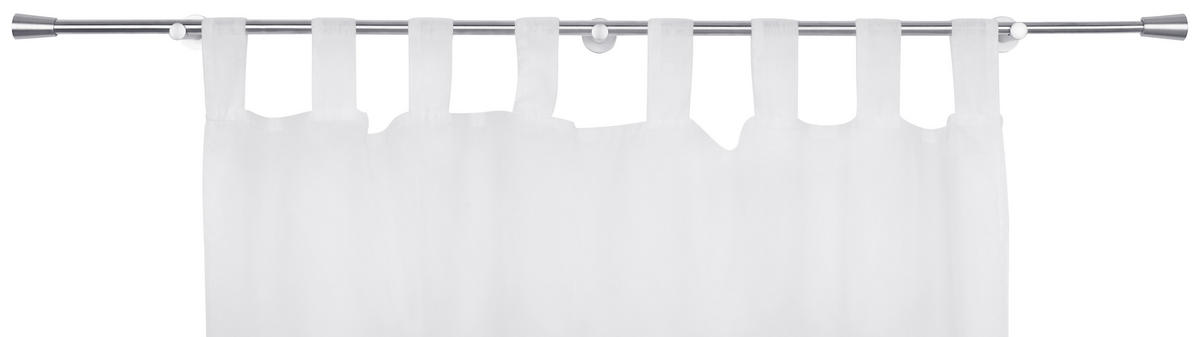VORHANGSTANGENSET 100-190 cm  - Edelstahlfarben, Design, Metall (100-190cm) - Homeware