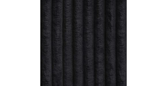 ECKSOFA in Cord Schwarz 182/302 cm - Schwarz, MODERN, Kunststoff/Textil (182/302cm) - Carryhome