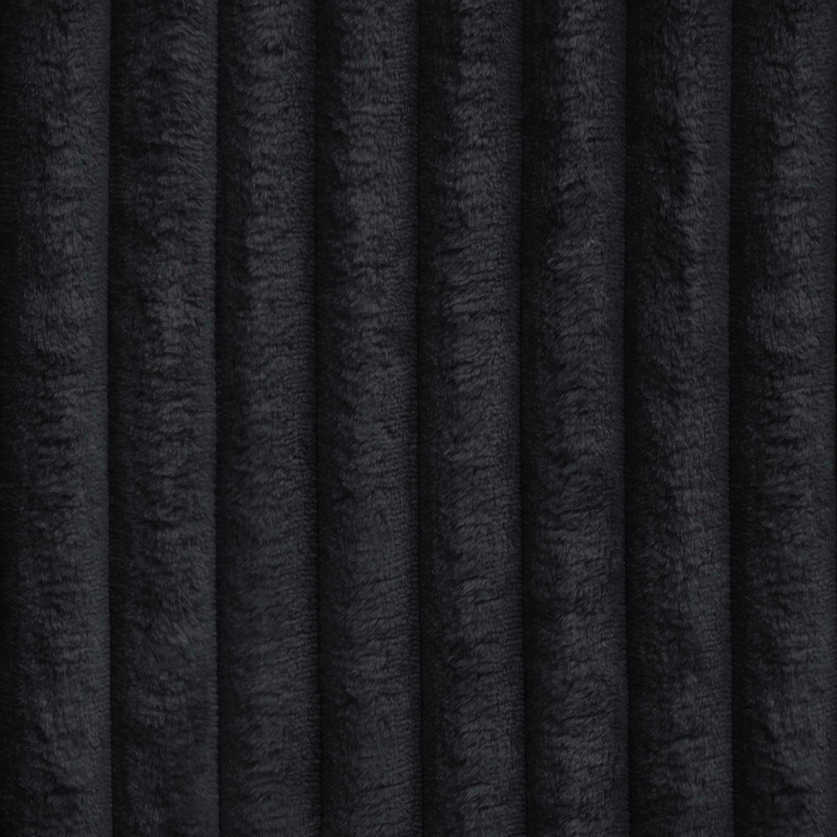 ECKSOFA in Cord Schwarz  - Schwarz, Modern, Kunststoff/Textil (182/302cm) - Carryhome