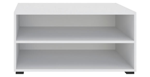 REGAL Weiß - Schwarz/Weiß, KONVENTIONELL, Holzwerkstoff/Kunststoff (91/45/40cm) - Hom`in