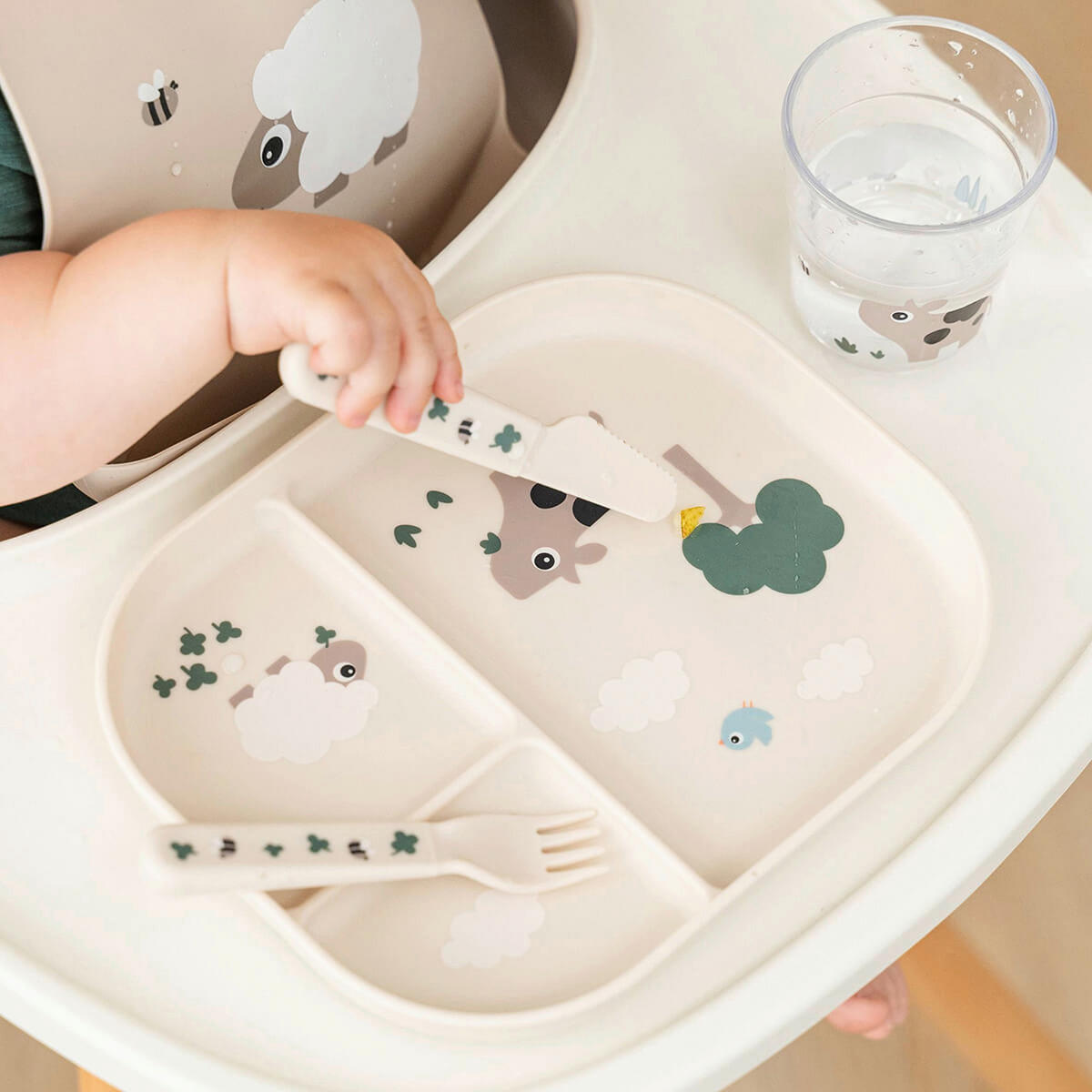 KINDERTELLER  - Sandfarben, Basics, Kunststoff (26/14,50/10,50cm)