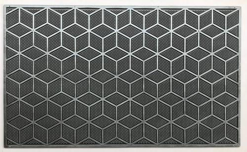 OTIRAČ ZA OBUĆU 45/75 cm   - srebrna, Prirodno, tekstil/plastika (45/75cm) - Boxxx