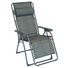 GARTEN-RELAXSESSEL Stahl - Dunkelgrau/Anthrazit, Basics, Kunststoff/Textil (60/120/64cm)