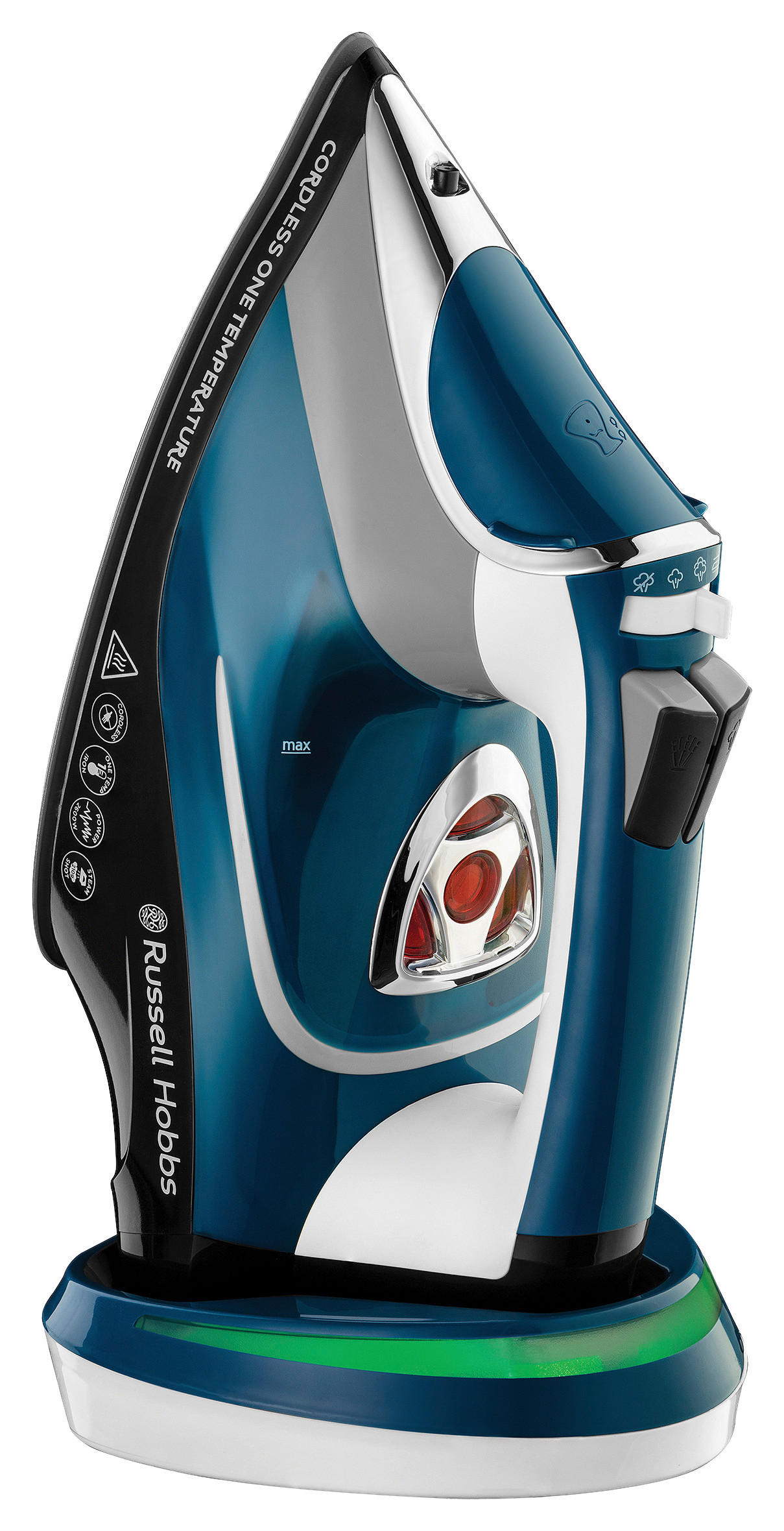 DAMPFBÜGELEISEN - Blau, Basics, Kunststoff/Metall (12,0/16,0/35,0cm) - Russell Hobbs