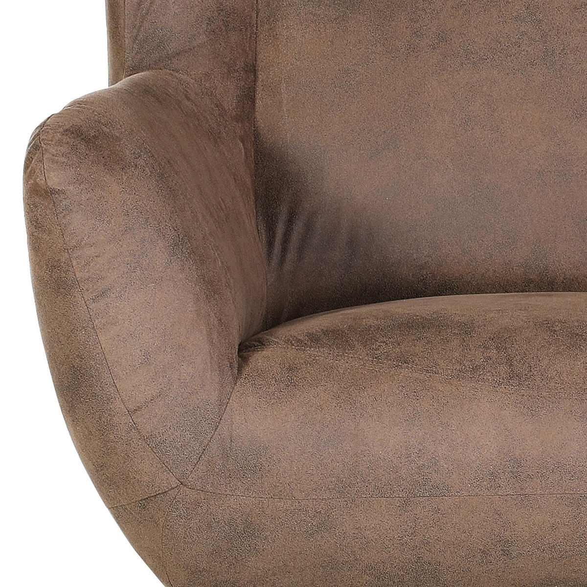 KÜCHENSOFA  - Chromfarben/Braun, KONVENTIONELL, Textil/Metall (181/97/84cm) - Carryhome
