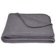 FLEECEDECKE 125/150 cm  - Grau, Basics, Textil (125/150cm) - Boxxx