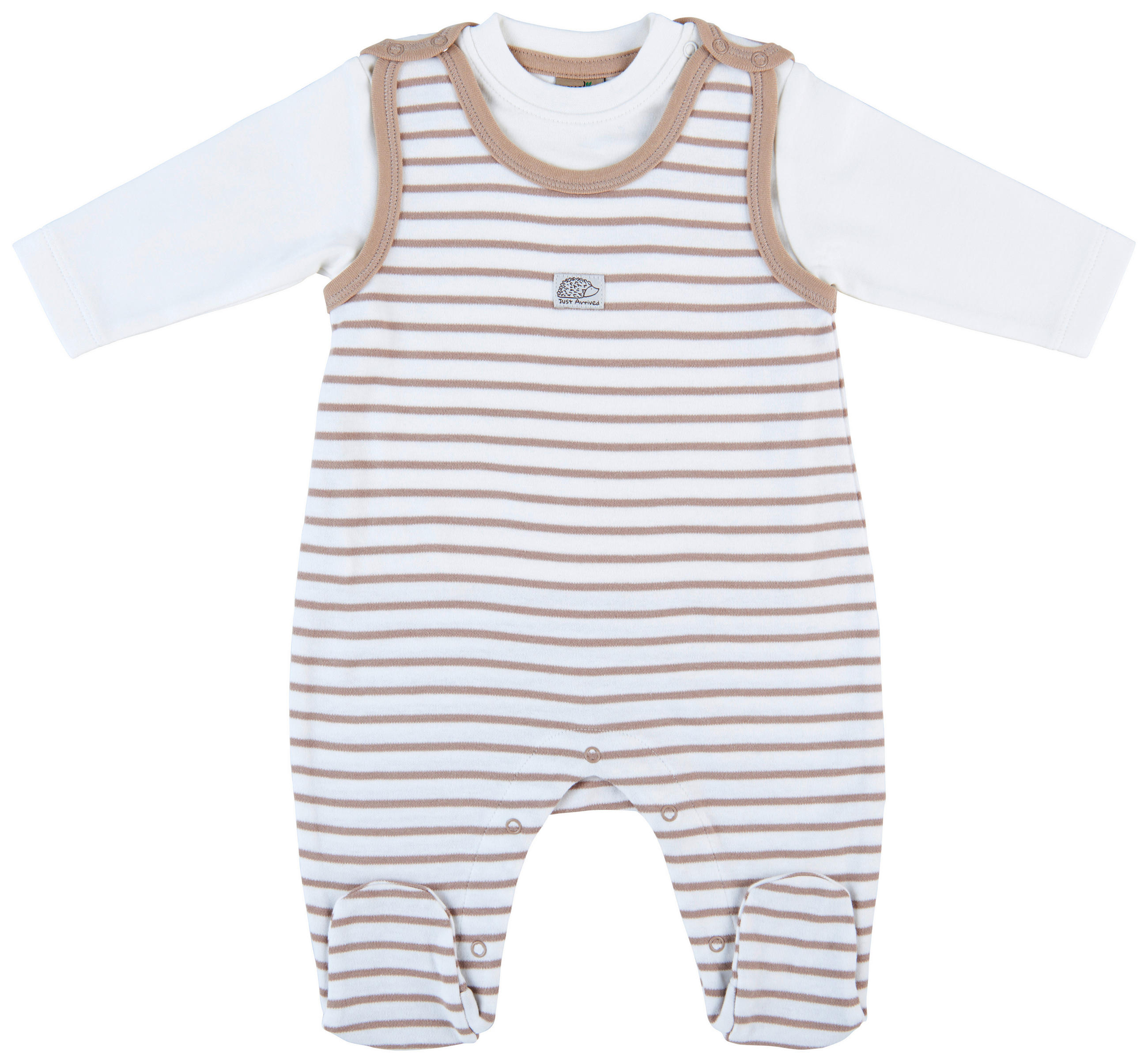 BABYBEKLEIDUNGSSET - Beige/Weiß, Basics, Textil (56null) - Avelia