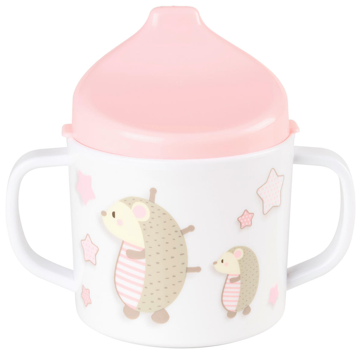 KINDERBECHER  - Weiss/Rosa, Trend, Kunststoff (7,5/10cm) - My Baby Lou