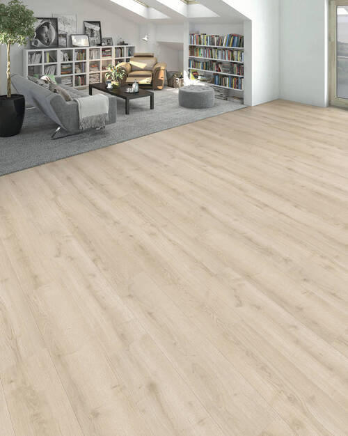 DESIGNBODEN Living by HARO Designboden PowerStar  per  m² - Eiche Bianco, Basics, Holzwerkstoff (19.3/128.2cm) - Living by HARO