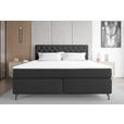 BOXSPRINGBETT 180/200 cm  in Anthrazit  - Anthrazit/Schwarz, KONVENTIONELL, Textil/Metall (180/200cm) - Carryhome