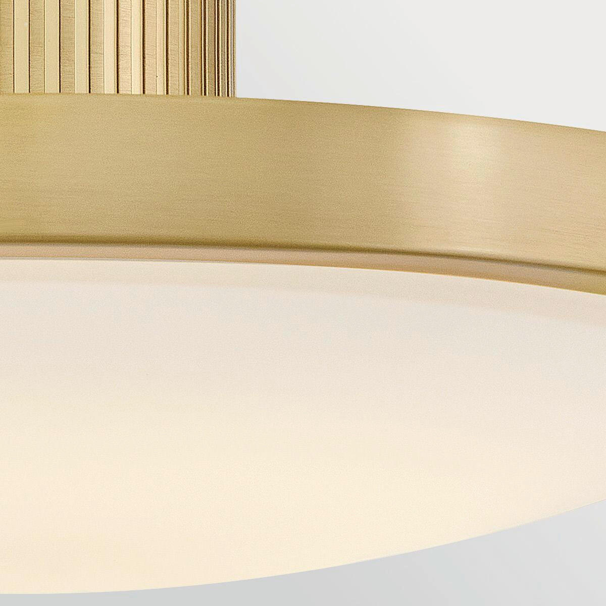 LED-HÄNGELEUCHTE Hinkley 22,2/36,2 cm  - Goldfarben, Design, Glas/Metall (22,2/36,2cm) - Elstead Lighting