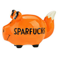 SPARDOSE  - Orange, Basics, Keramik (15/9/9cm)