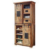 MEHRZWECKSCHRANK 80/175/45 cm  in Naturfarben  - Naturfarben, KONVENTIONELL, Holz/Metall (80/175/45cm) - Livetastic