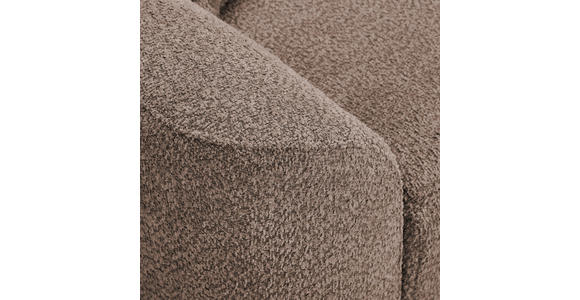 3-SITZER-SOFA  in Chenille Taupe  - Taupe/Schwarz, KONVENTIONELL, Textil/Metall (228/84/99cm) - Carryhome