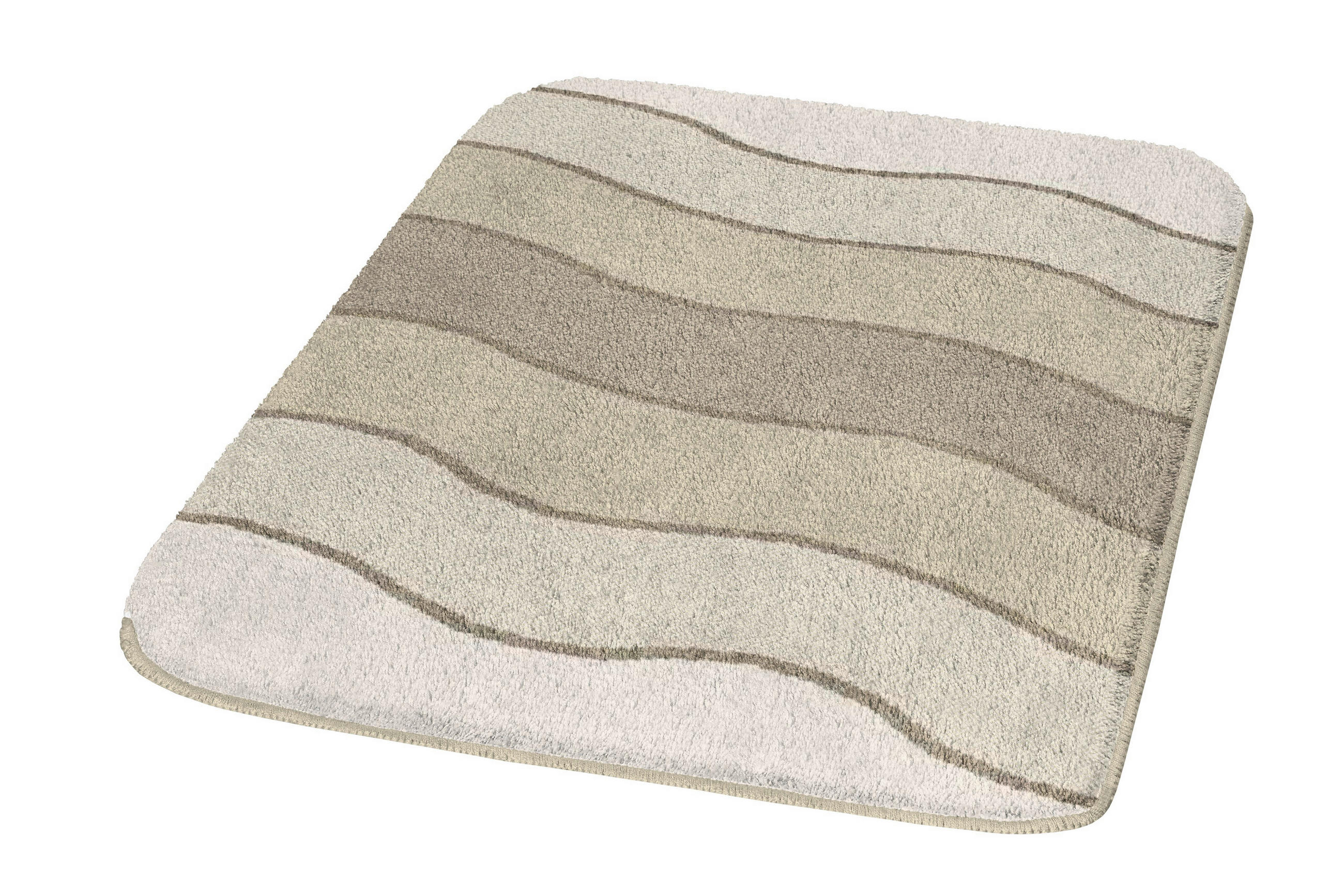 FÜRDŐSZOBASZŐNYEG   bézs   - bézs, Konventionell, textil/természetes anyagok (70/2/120cm) - Kleine Wolke