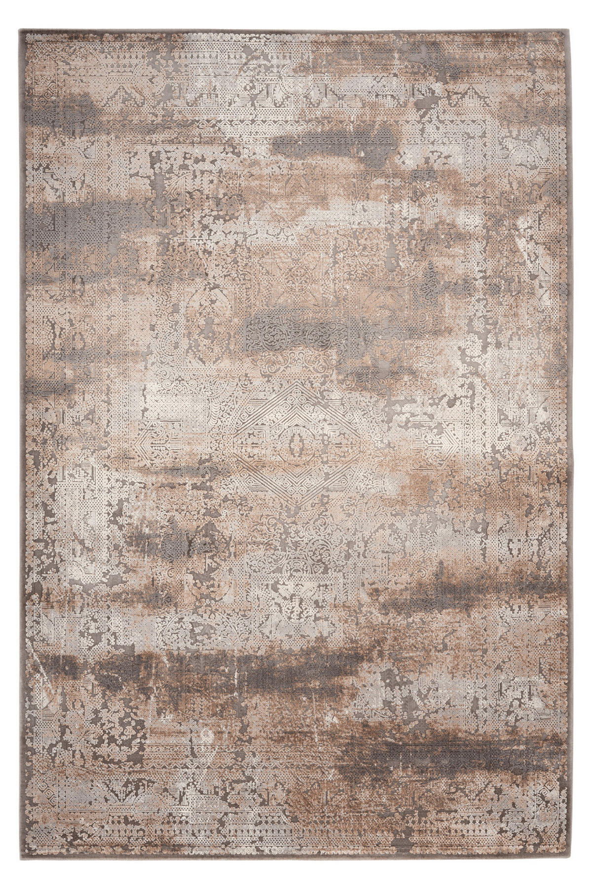 VINTAGE-TEPPICH 200/290 cm My Jewel of Obsession  - Taupe, Konventionell, Textil (200/290cm)