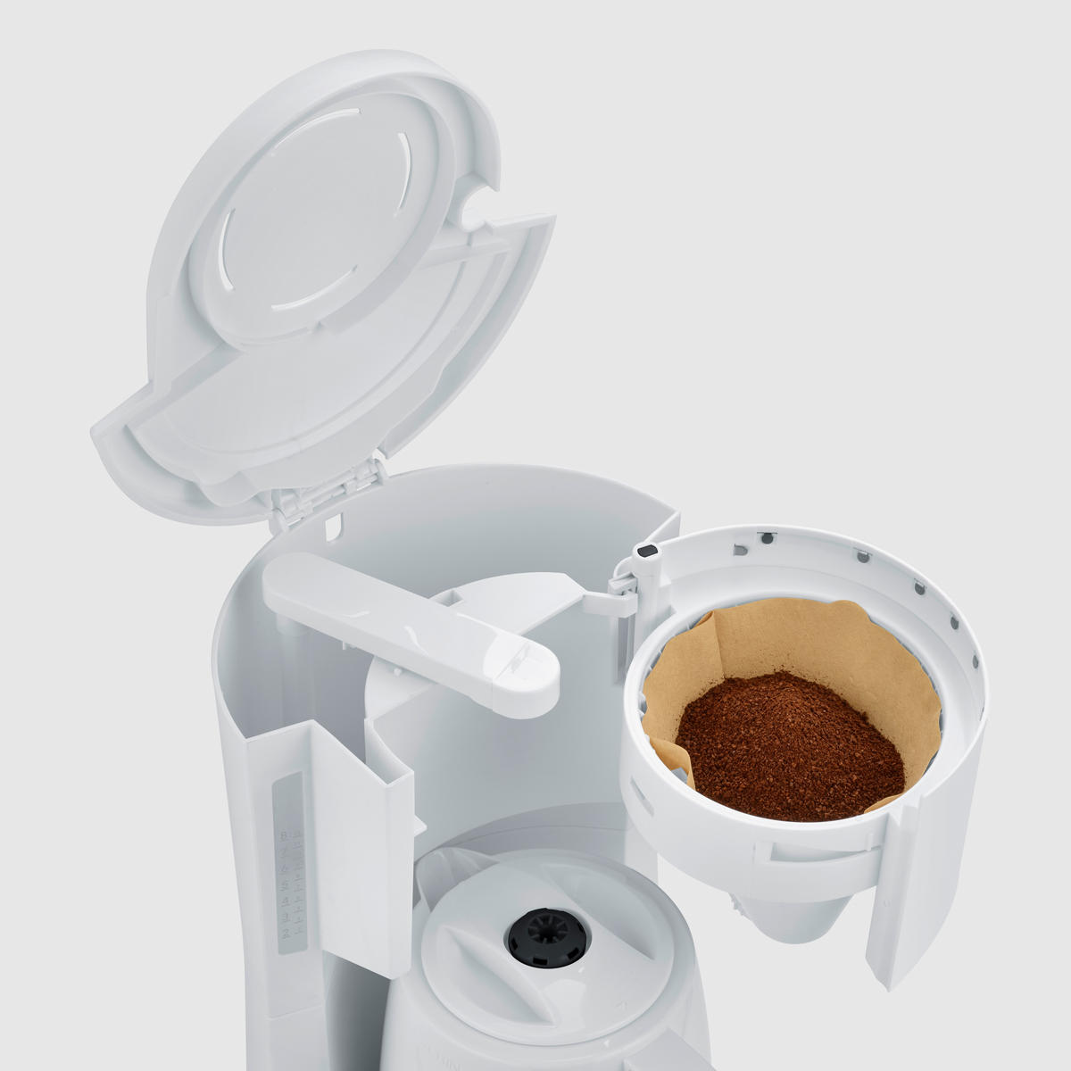 FILTERKAFFEEMASCHINE  - Weiß, KONVENTIONELL, Kunststoff (24/35,5/22,3cm) - Severin