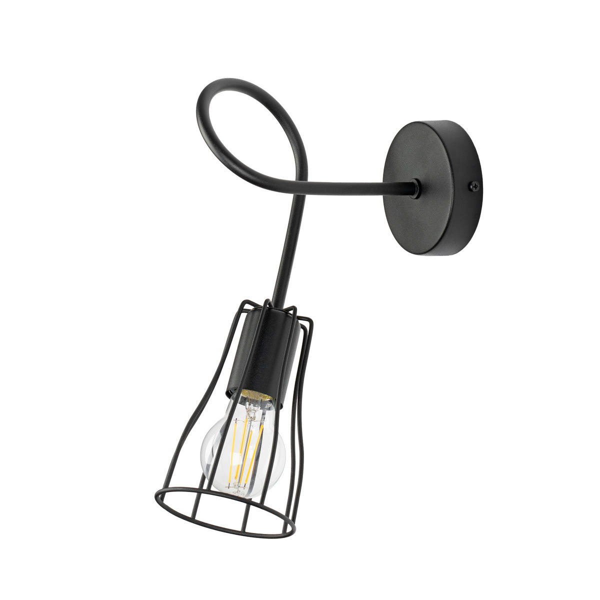 WANDLEUCHTE Oxford 20/25/35 cm  - Schwarz, KONVENTIONELL, Metall (20/25/35cm)