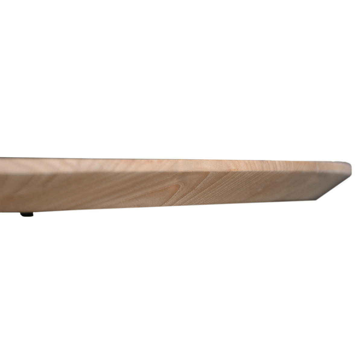 ESSTISCH 120/120/75 cm Echtholz  Holz, Metall rund Naturfarben, Schwarz  - Schwarz/Naturfarben, MODERN, Holz/Metall (120/120/75cm) - MID.YOU