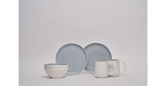 FRÜHSTÜCKSSERVICE LEVANTO 6-teilig  - Blau, Design, Keramik - Novel