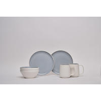 FRÜHSTÜCKSSERVICE Blau  - Blau, Design, Keramik - Novel