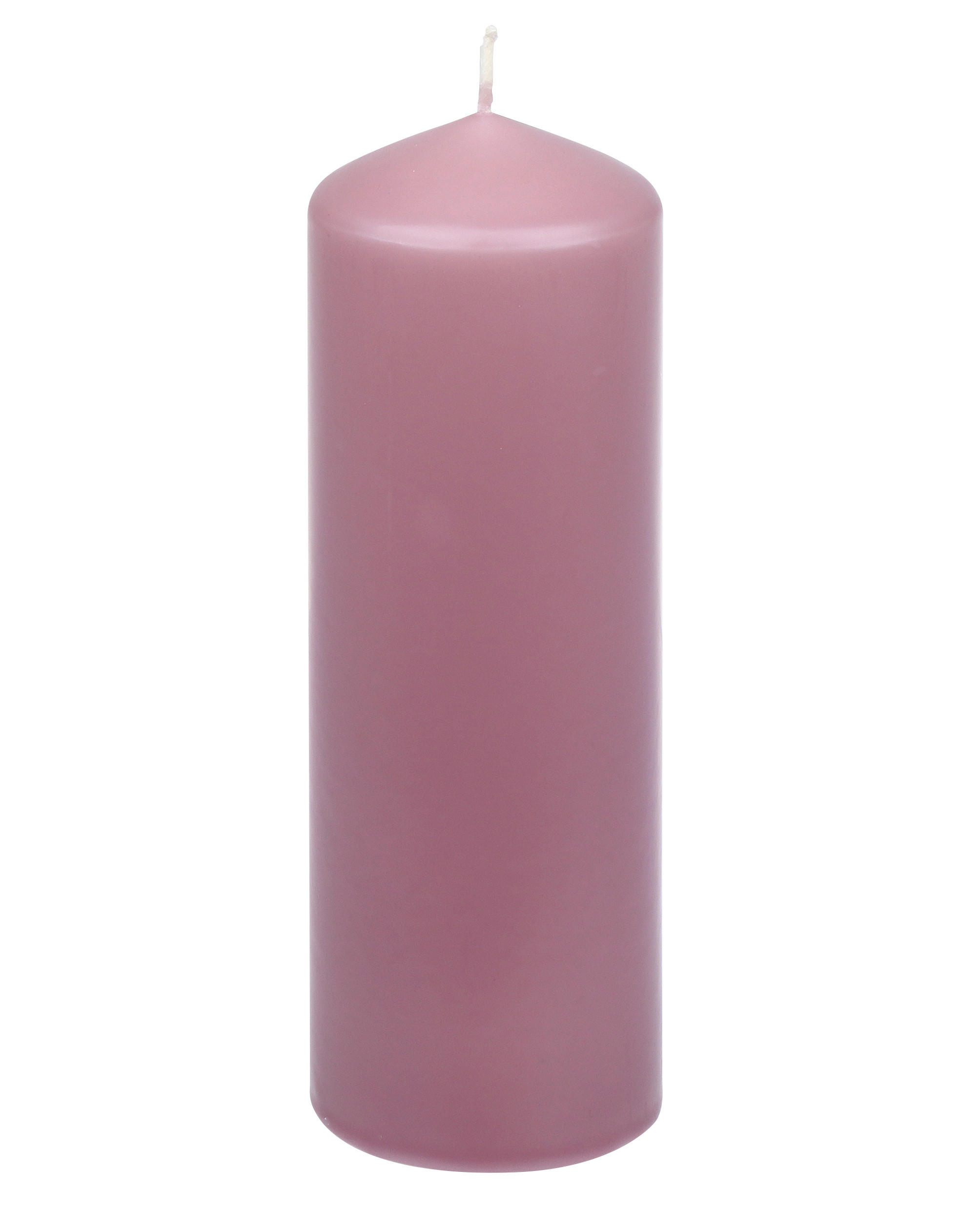 STUMPENKERZE  - Altrosa, Basics (6,7/20,0cm)