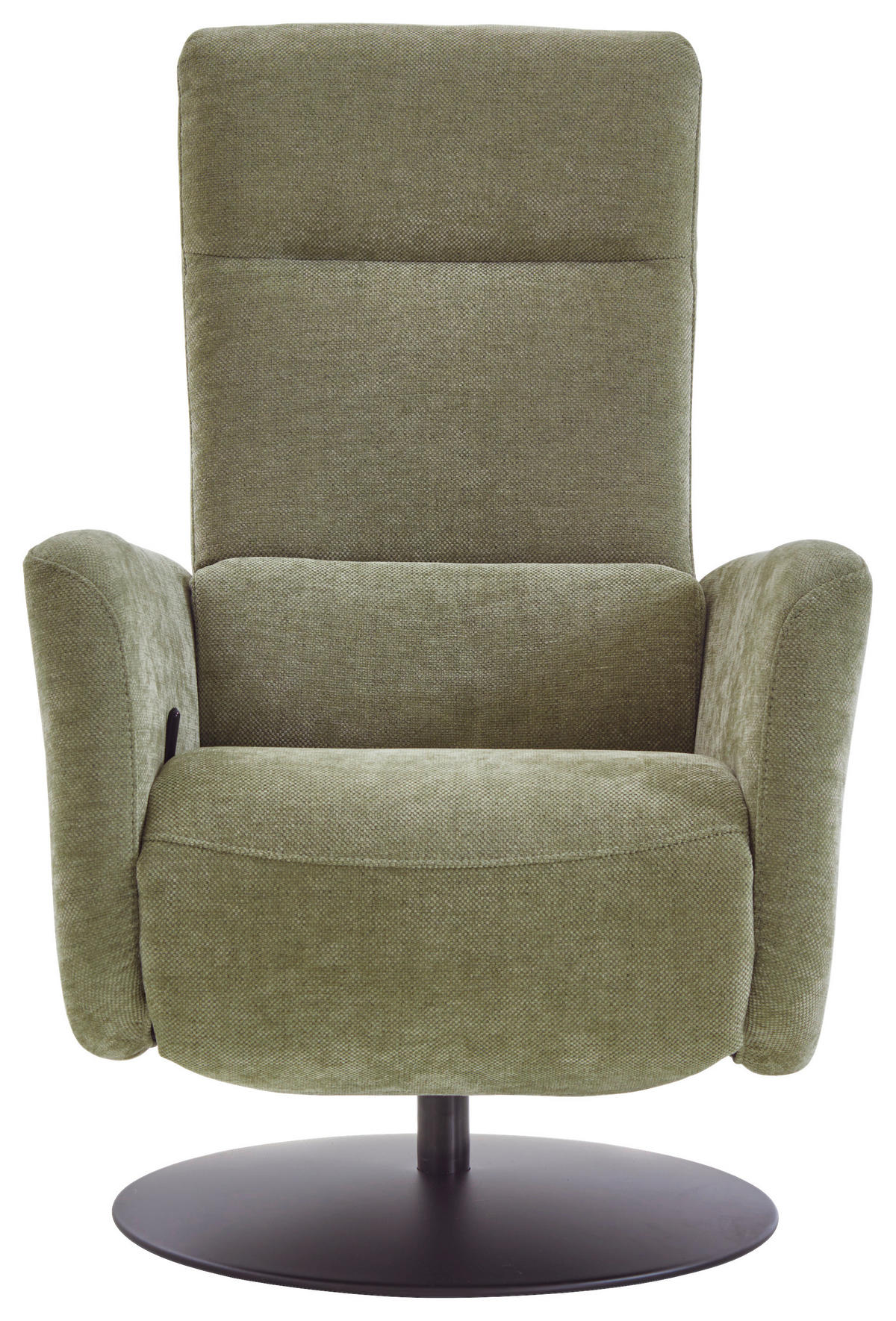 RELAXSESSEL Chenille Kopfteilverstellung, Fußteilverstellung    - Schwarz/Olivgrün, Design, Textil/Metall (76/109/83cm) - Beldomo Comfort