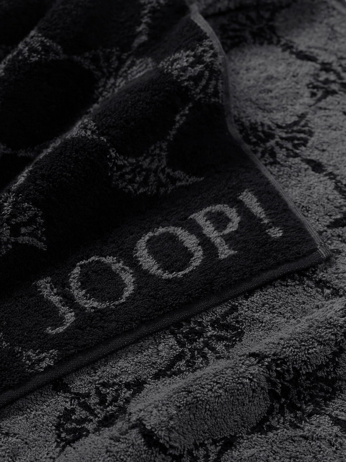HANDTUCHSET JOOP! CLASSIC Schwarz 2-teilig  - Schwarz, Basics, Textil (50/100cm) - Joop! Living
