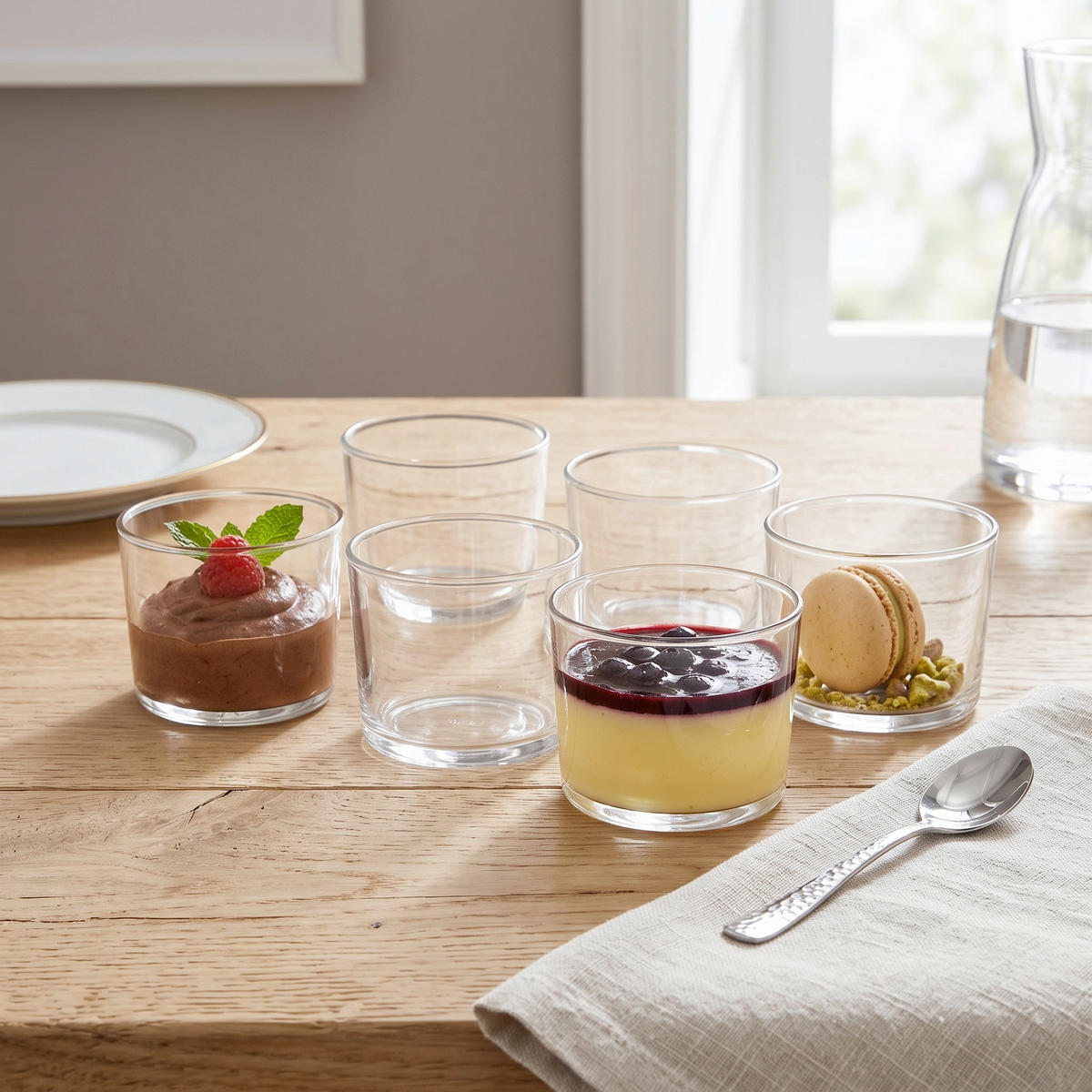 DESSERTGLAS AMUSE BOUCHE 6-teilig  - Klar, KONVENTIONELL, Glas (25/13,2/9cm) - Van Well