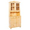BUFFET 88/198/43 cm  in Naturfarben  - Weiß/Naturfarben, LIFESTYLE, Holz (88/198/43cm) - MID.YOU