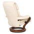 RELAXSESSEL in Leder Creme - Buchefarben/Creme, Design, Leder/Holz (79/106/83cm) - Himolla RELAXSESSEL in Leder Creme - Buchefarben/Creme, Design, Leder/Holz (79/106/83cm) - Himolla