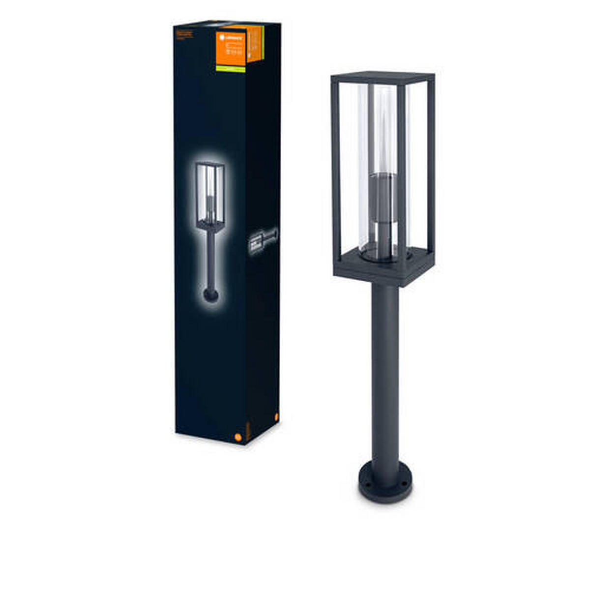 WEGELEUCHTE 11/11/60 cm   - Anthrazit, Basics, Glas/Metall (11/11/60cm) - Ledvance