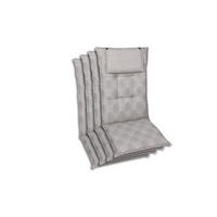 SESSELAUFLAGENSET in Beige Graphik  - Beige, Basics, Textil (50/7/120cm)