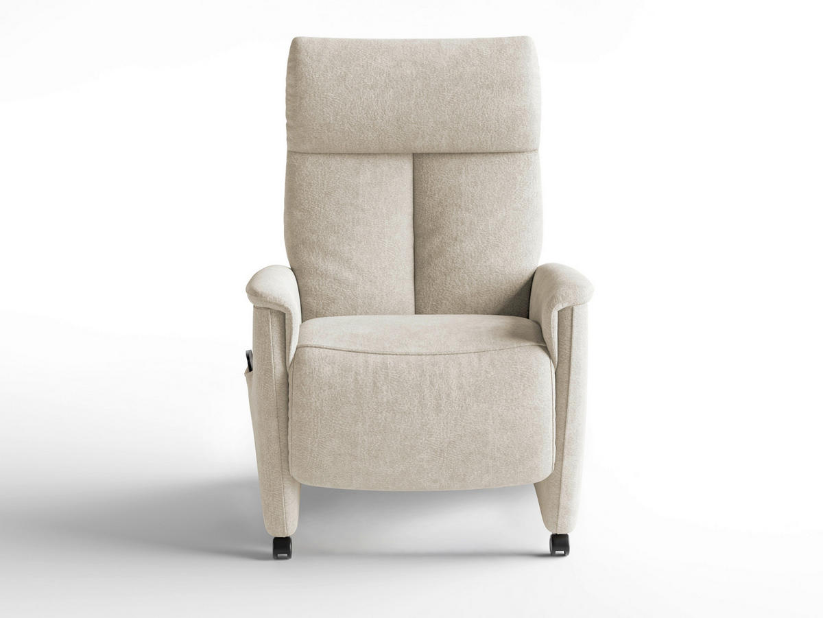 RELAXSESSEL Textil Silberfarben  - Silberfarben/Schwarz, Basics, Kunststoff/Textil (76/114/84cm) - Sit & More