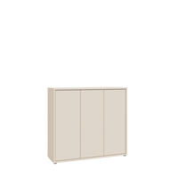 OMARA ZA ČEVLJE peščene barve - peščene barve, Moderno, umetna masa/leseni material (109,2/99,1/34,9cm) - Carryhome