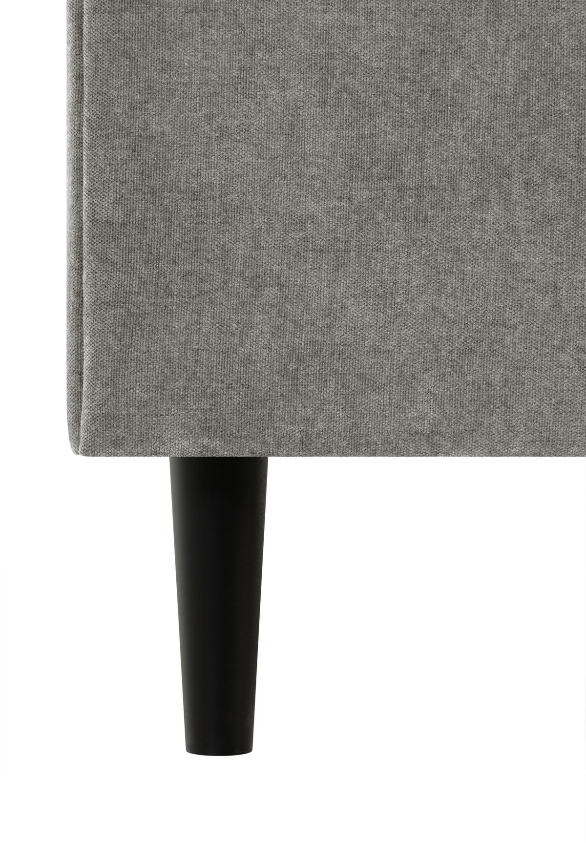 BOXBETT 120/200 cm  in Grau  - Schwarz/Grau, KONVENTIONELL, Holz/Textil (120/200cm) - Welnova