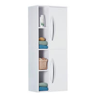 MIDI SKŘÍŇKA, bílá, 50/128/32 cm - bílá, Moderní, kompozitní dřevo (50/128/32cm) - Stylife