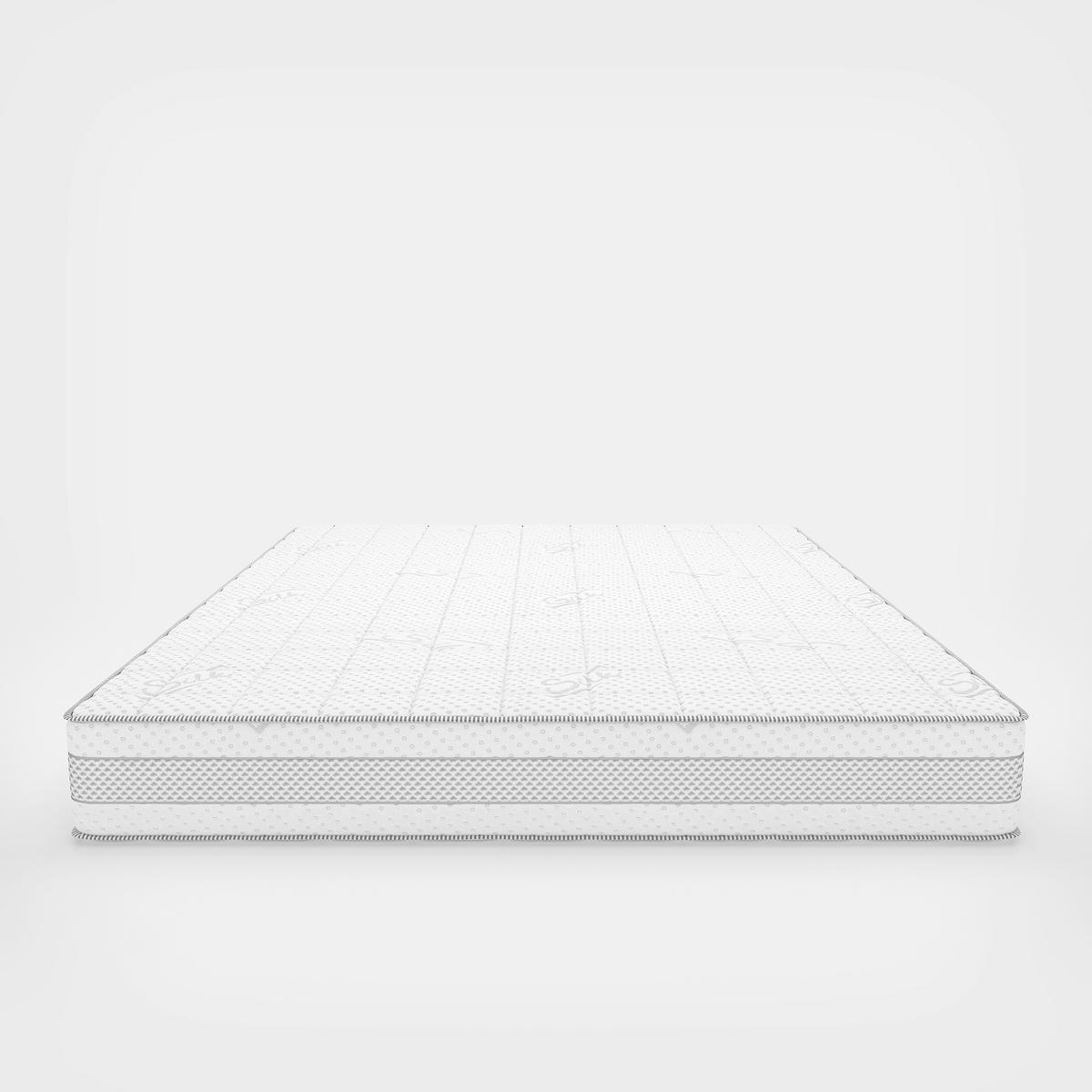 TASCHENFEDERKERNMATRATZE Best H4 90/200 cm Höhe ca. 20 cm 7 -Zonen - Weiß, Basics, Textil (90/200cm) - Livetastic