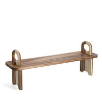 SERVIERBRETT Holz Akazie  - Naturfarben, Basics, Holz (59/16/22cm) - Zeller Present