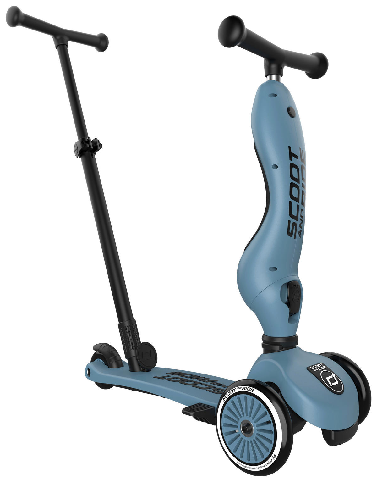 KINDERSCOOTER  - Pastellblau, Trend, Kunststoff (3,1kg) - Scoot and Ride