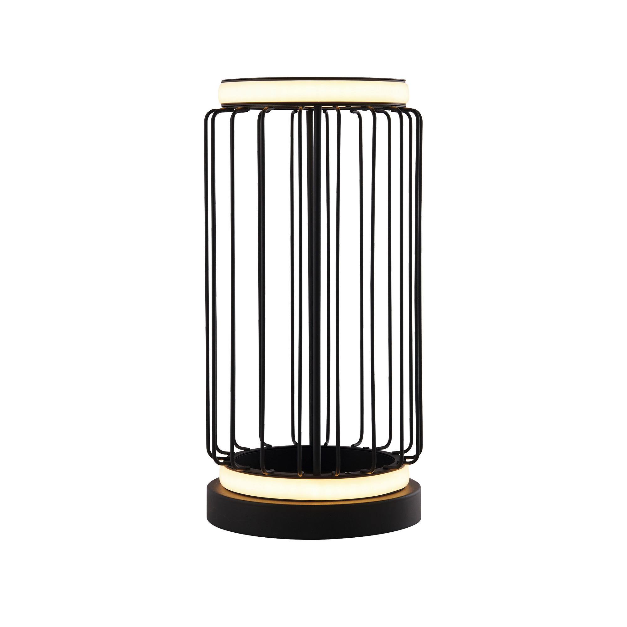 LED BORDSLAMPA - vit/svart, Basics, metall/plast (16/33cm)