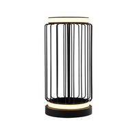 LED BORDSLAMPA - vit/svart, Basics, metall/plast (16/33cm)