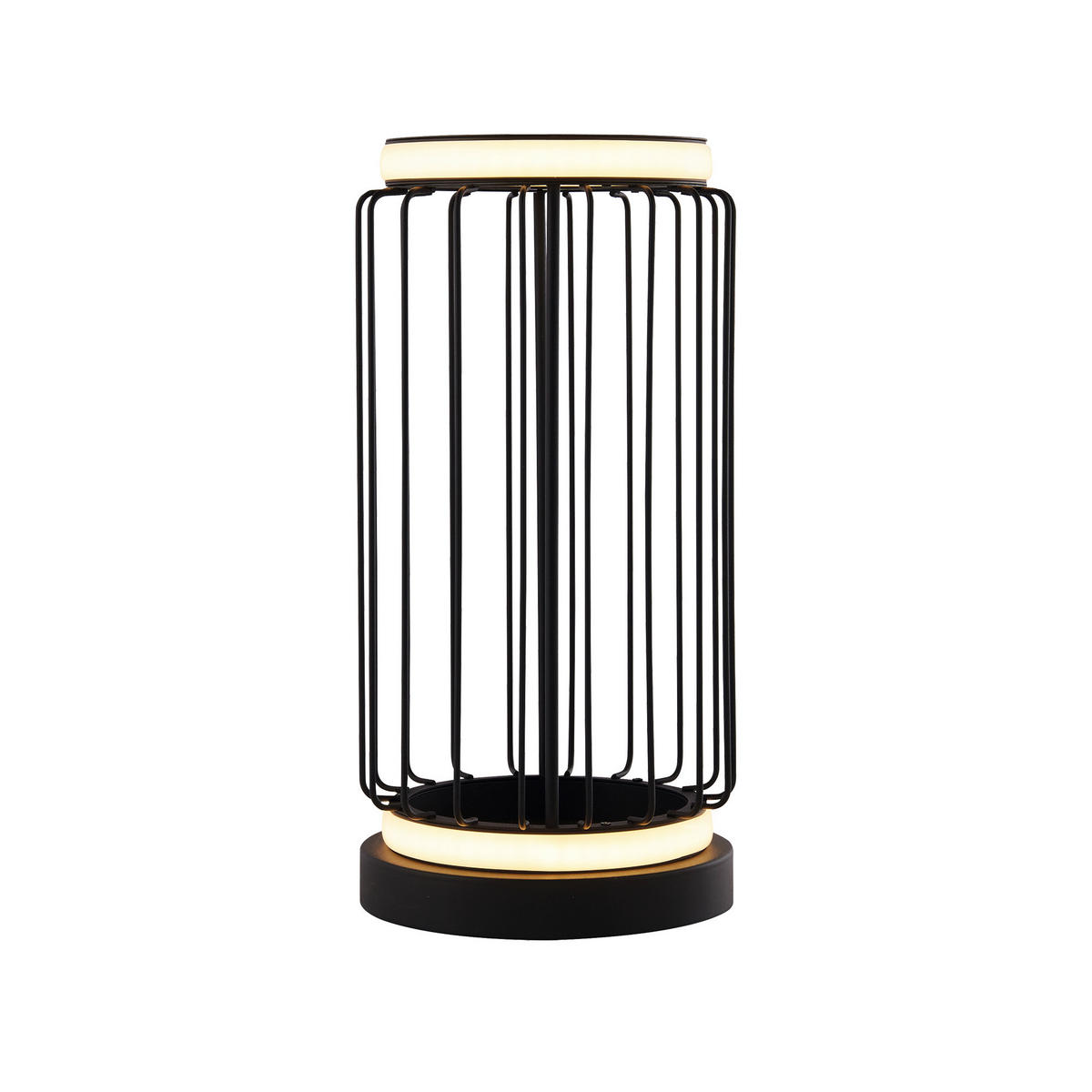 LED BORDSLAMPA - vit/svart, Basics, metall/plast (16/33cm)
