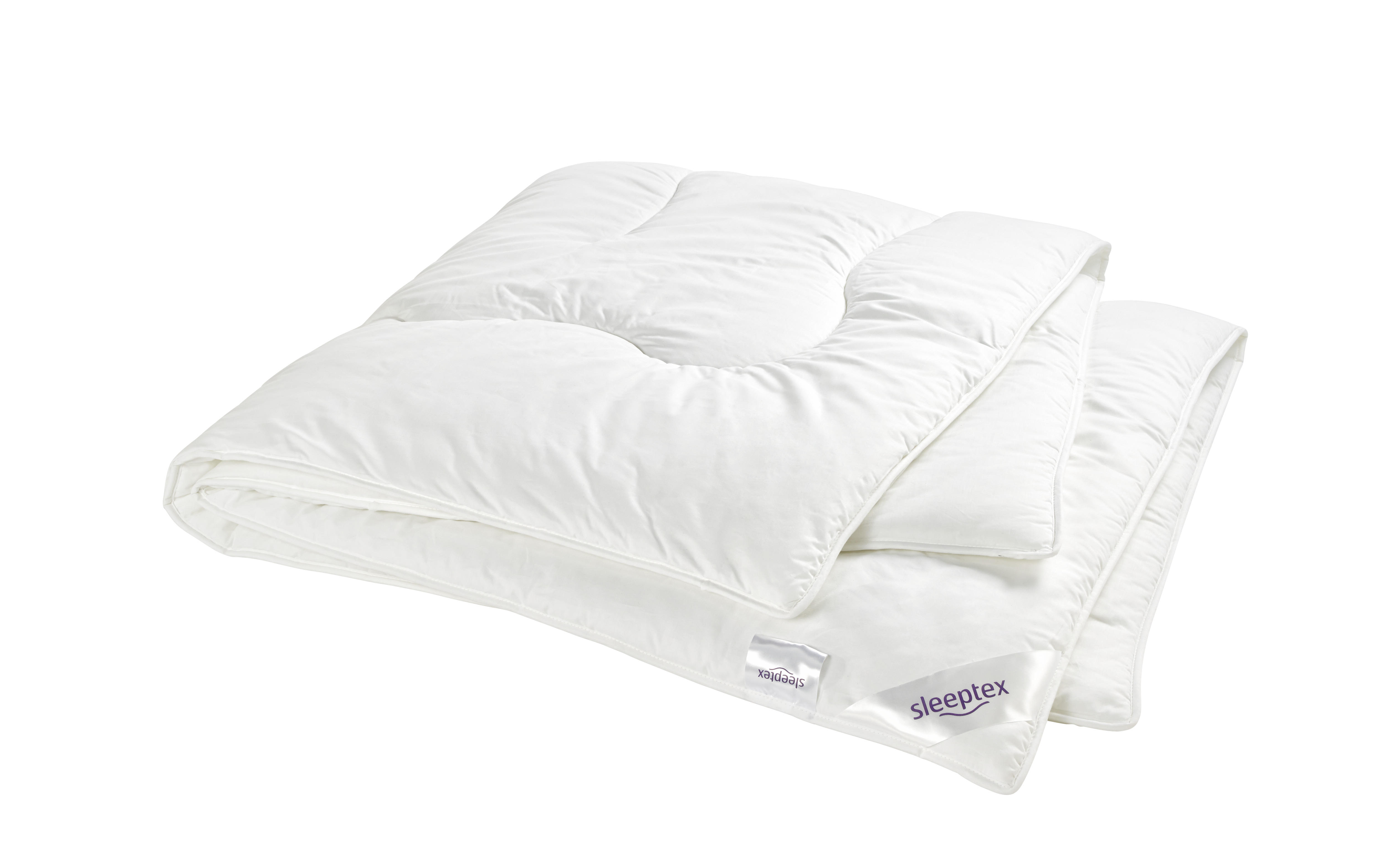 EINZIEHDECKE 200/200 cm  - Weiß, Basics, Textil (200/200cm) - Sleeptex