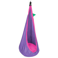 KINDERHÄNGENEST cotton 70/200-400/150 cm  - Pink/Lila, KONVENTIONELL, Textil (70/200-400/150cm) - La Siesta