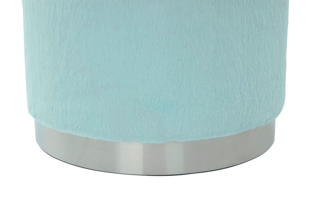 HOCKER Hellblau  - Hellblau, MODERN, Kunststoff (36/44/36cm) - Kayoom